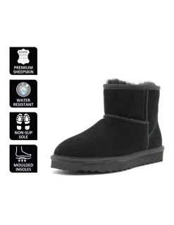 Best reviews of ⭐ Aus Wooli Ugg Short Sheepskin Ankle Boot Black ✨ -Bootopia Store unnamed file 848