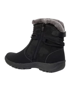 Best Sale 🌟 Easy Steps Eskimo Black Micro Boot 🧨 -Bootopia Store unnamed file 863