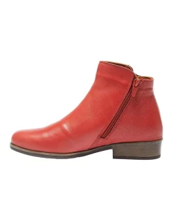 Cheap ⭐ Wide Steps Lido Boots In Red Glove ✨ -Bootopia Store unnamed file 975