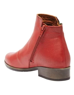 Cheap ⭐ Wide Steps Lido Boots In Red Glove ✨ -Bootopia Store unnamed file 978